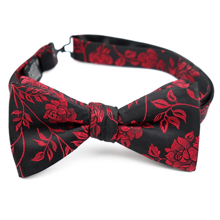 Mens Floral Bow Tie