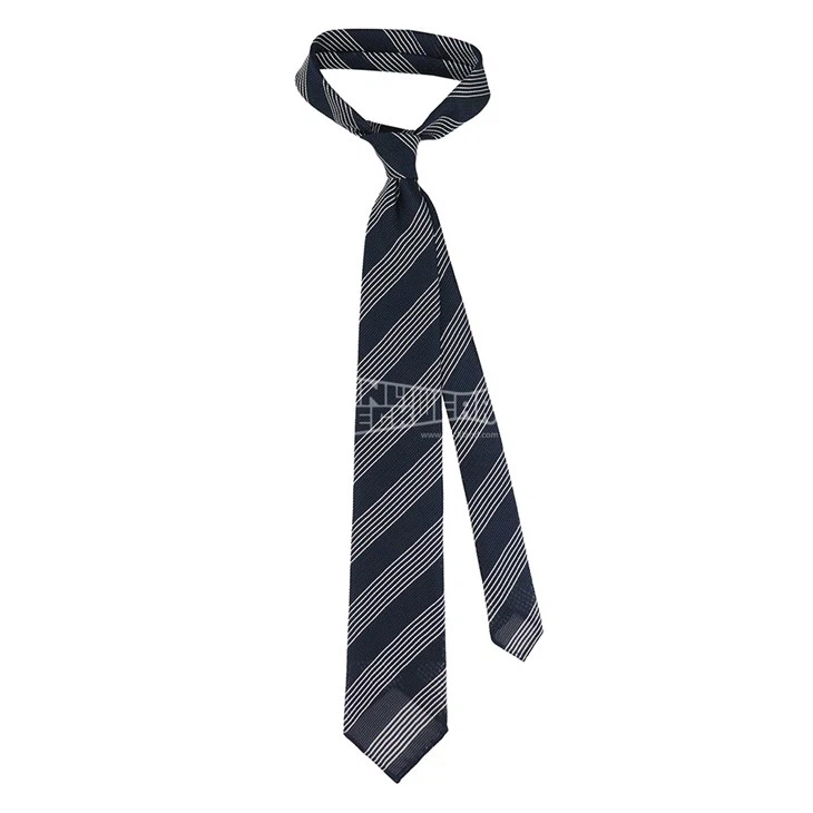 dark blue grenadine tie