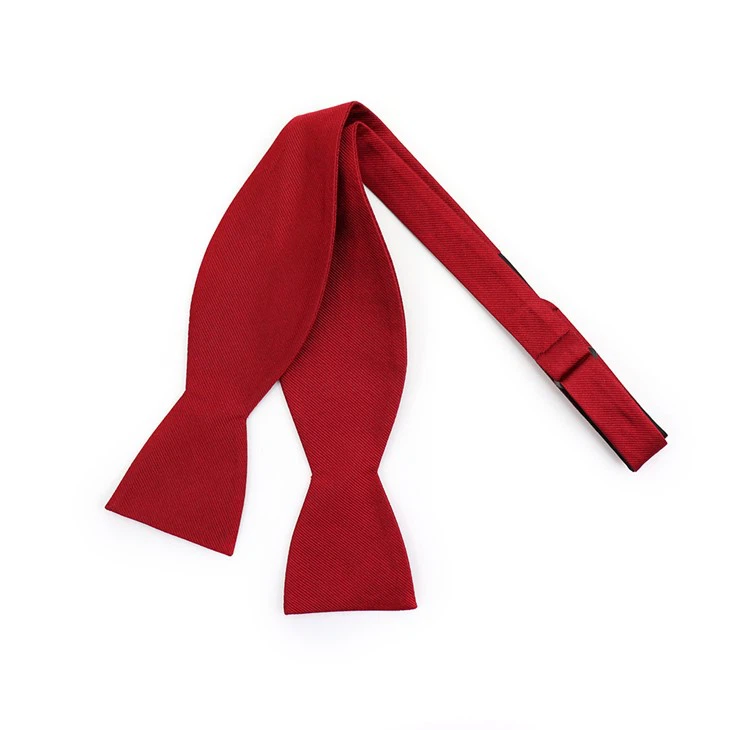 Red Self Tie Bow Tie